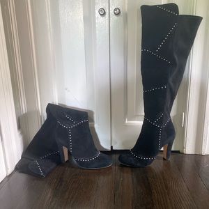 Vince Camuto thigh high suede boots. Size 8